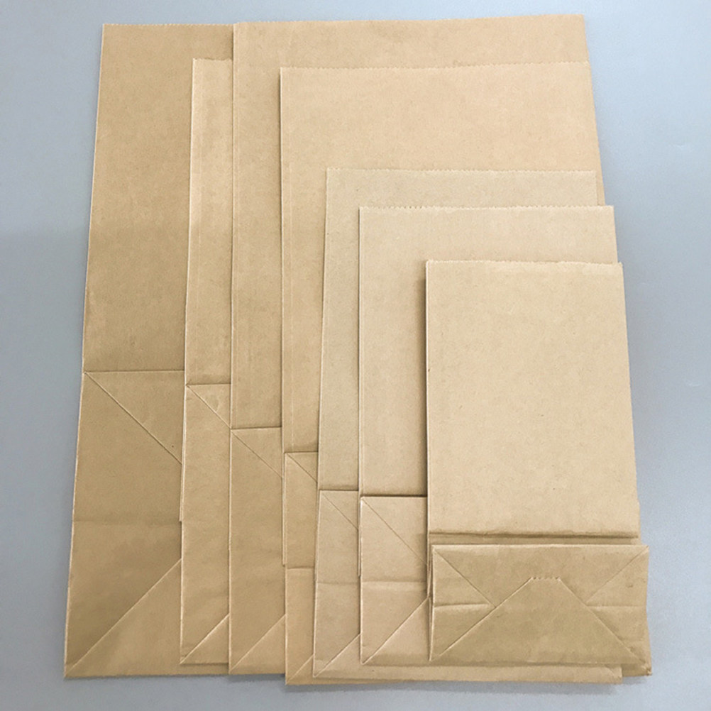 Food Storage Bag - 100pcs Kantong Kertas Kraft Ukuran Kecil