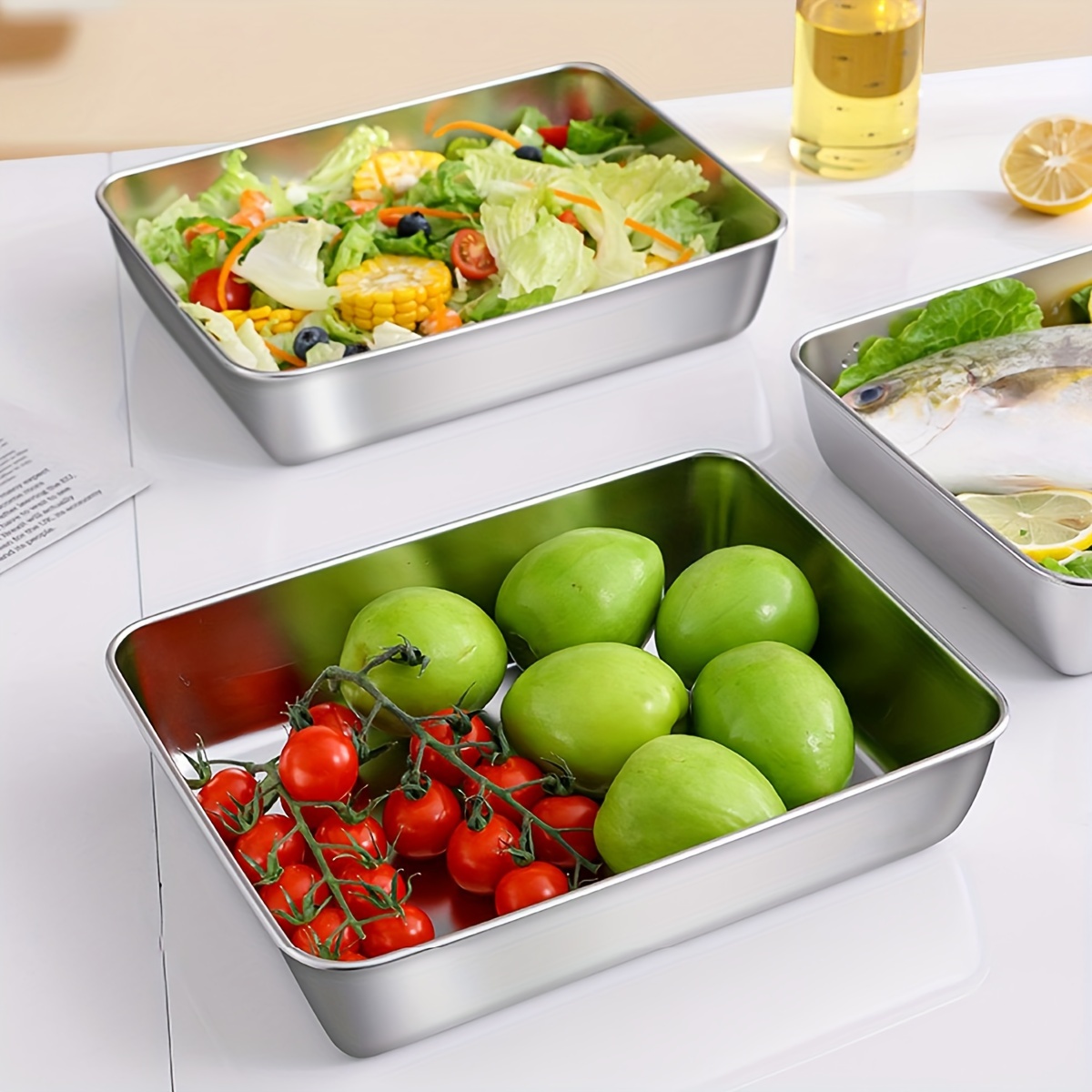 Food Storage Without Pantry - Set Wadah Penyimpanan Makanan 2-Potong dari