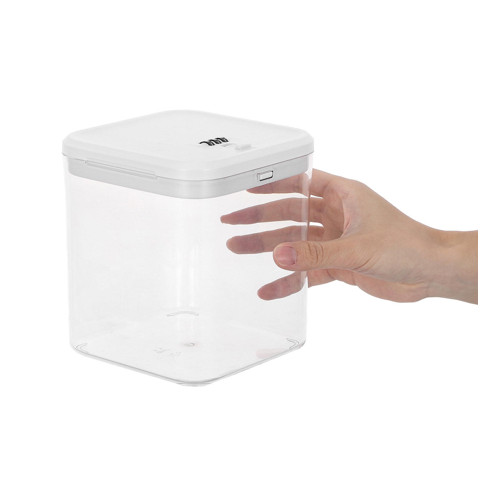 Food Storage With Lock - Kotak Kunci Tumpuk Transparan untuk Penyimpanan