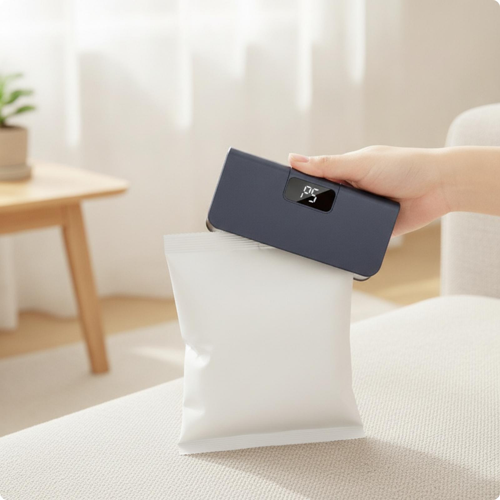 Food Storage Bag - Penyegel Kantong dengan Layar Digital |
