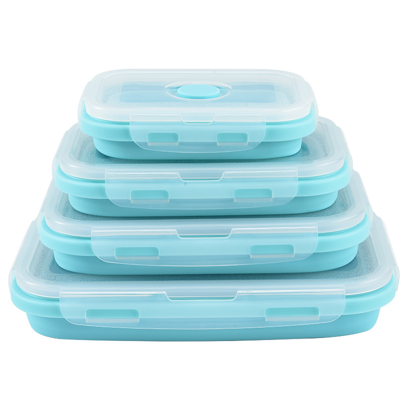Food Storage Lunch Box - Wadah Penyimpanan Makanan Silikon Lipat Dengan