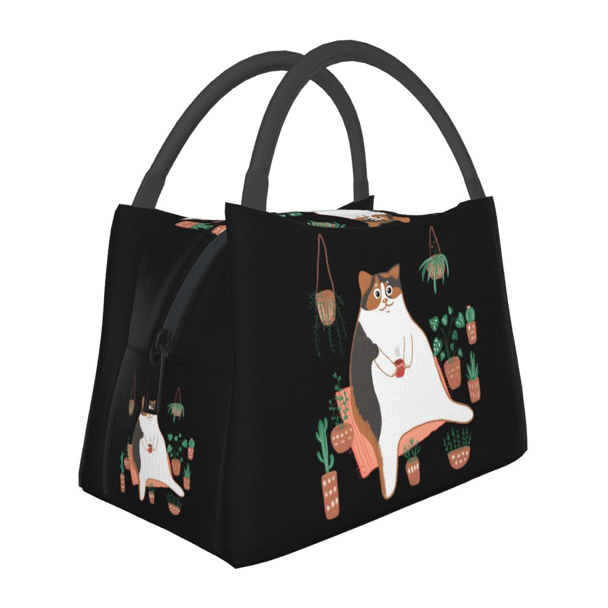 Food Storage Moms - Tas Makan Siang Kucing Calico dengan