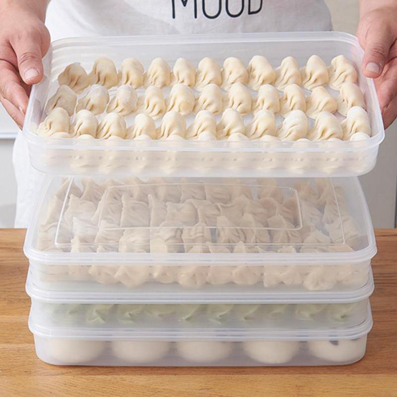 Food Storage On Table - Kotak Penyimpanan Dapur Baru·Organizer Kulkas Wadah