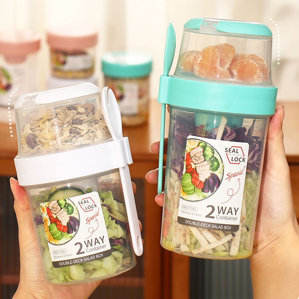 Food Storage Yogurt - Kotak Penjaga Segar Lapisan Ganda Wadah