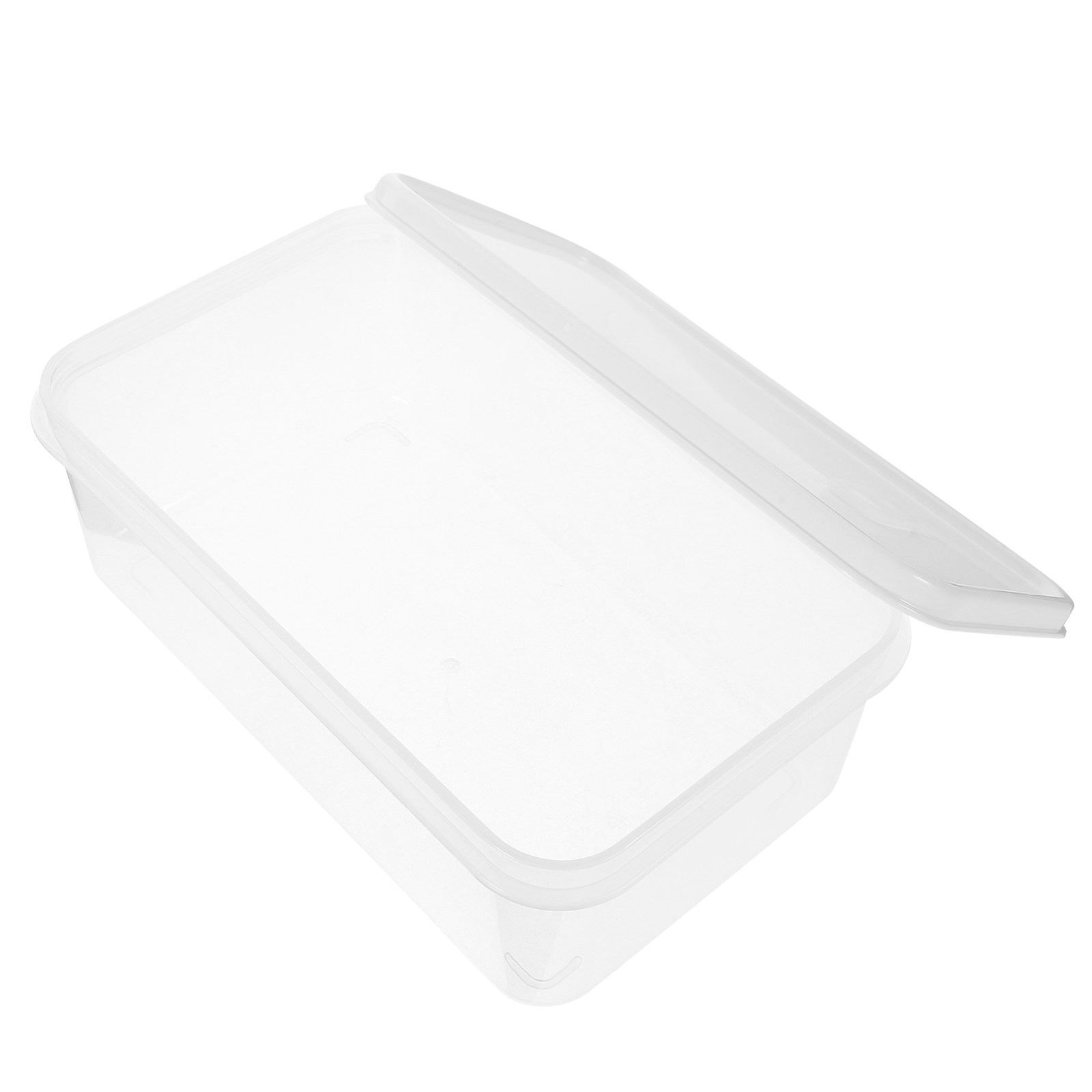 Food Storage Containers Plastic Box - Wadah Penyimpanan Roti Transparan Kedap Udara,
