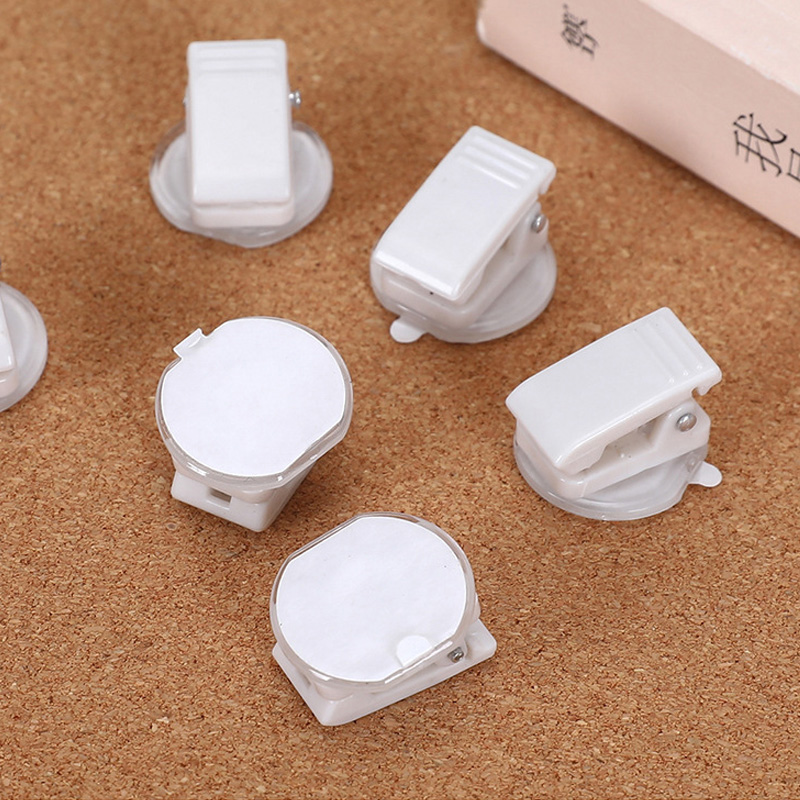 Food Storage Notes - 100 Buah Klip Akrilik Mini Berputar
