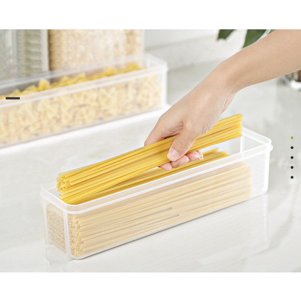 2 Buah Wadah Mie Persegi Panja - Food Storage Containers Plastic Box ulasan dan harga