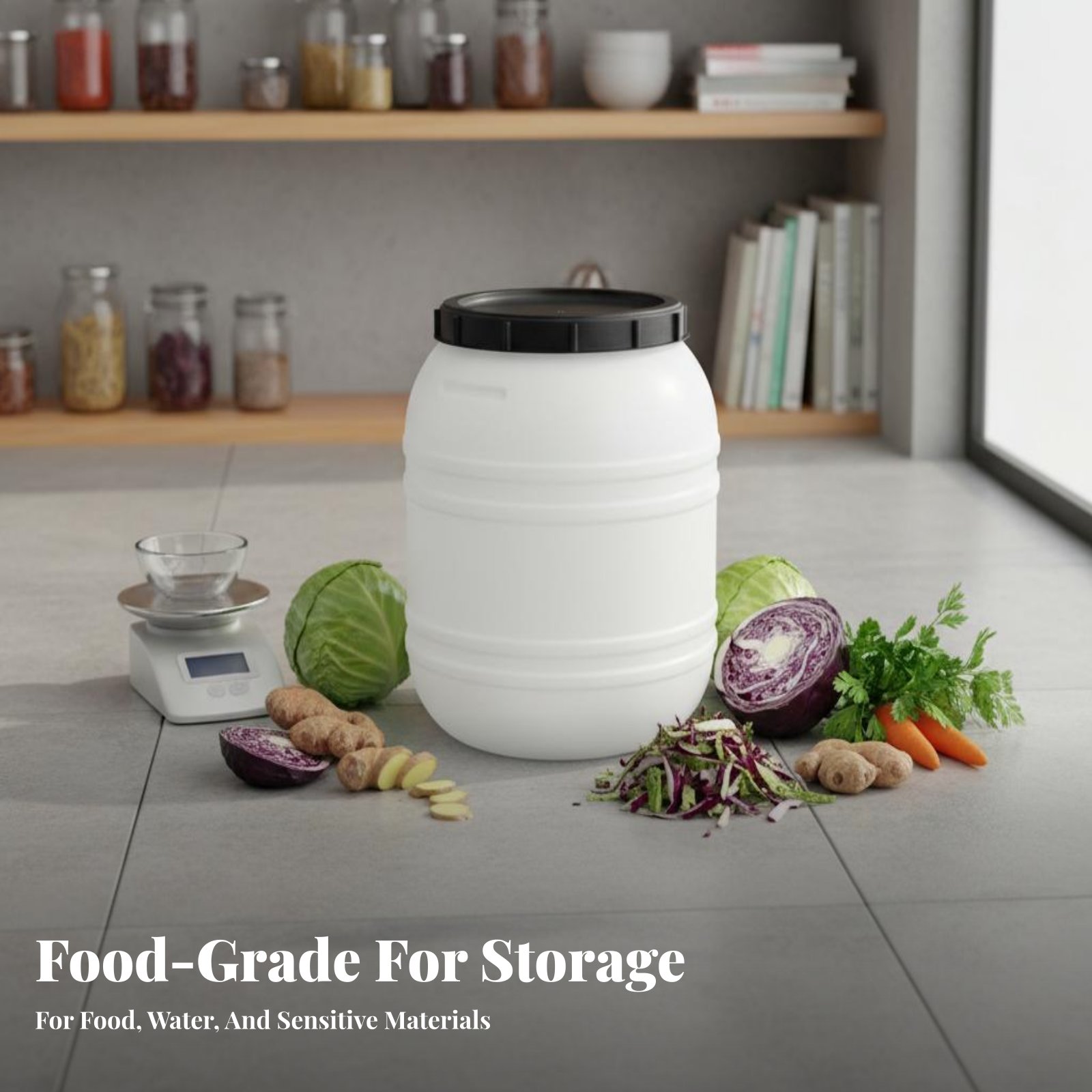 Tutup Kedap Udara untuk Tong P - Food Storage Airtight ulasan dan harga