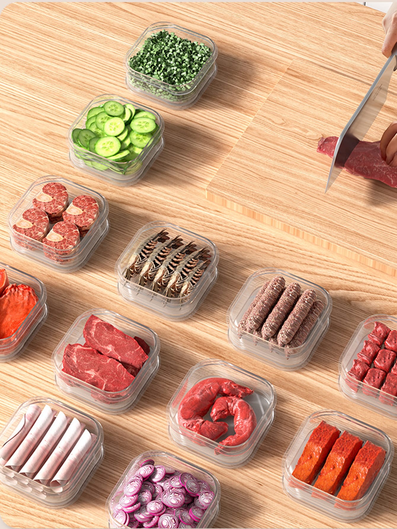 Kotak penyimpanan kulkas kotak - Food Storage Frozen ulasan dan harga