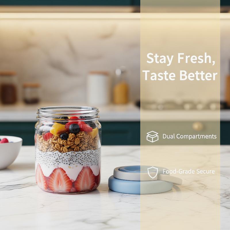 [E] Cangkir Sarapan Portabel u - Food Storage Yogurt ulasan dan harga
