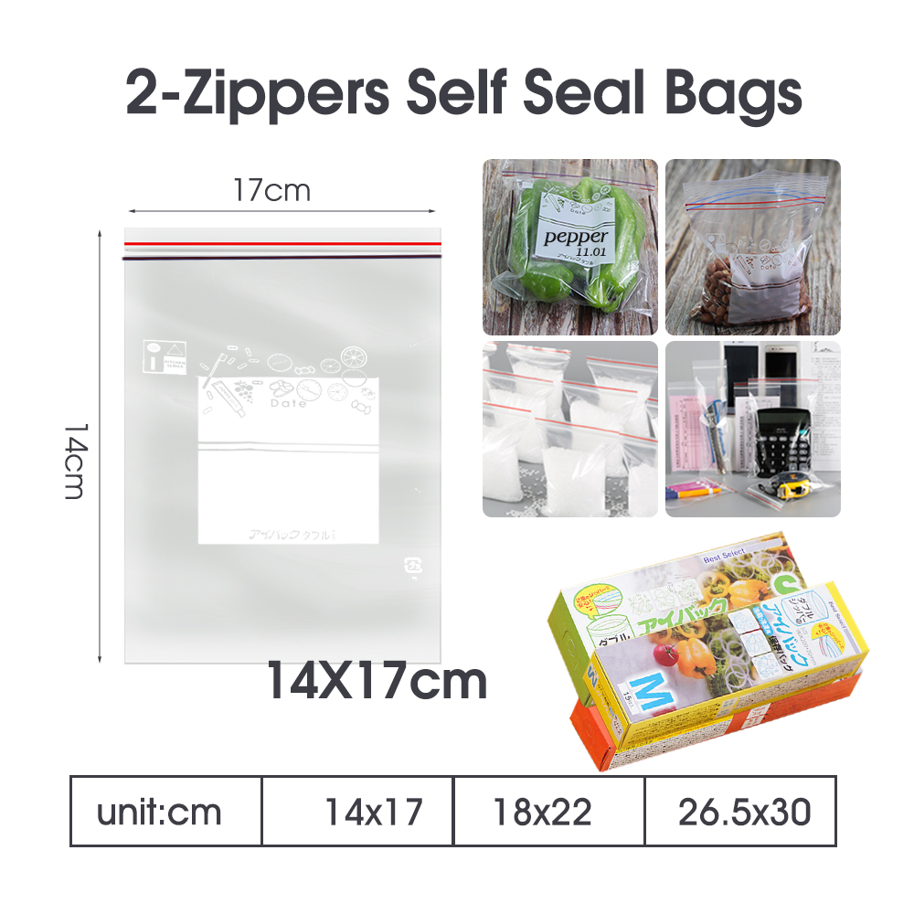 Kantong kemasan Freezer khusus - Food Storage With Lock ulasan dan harga