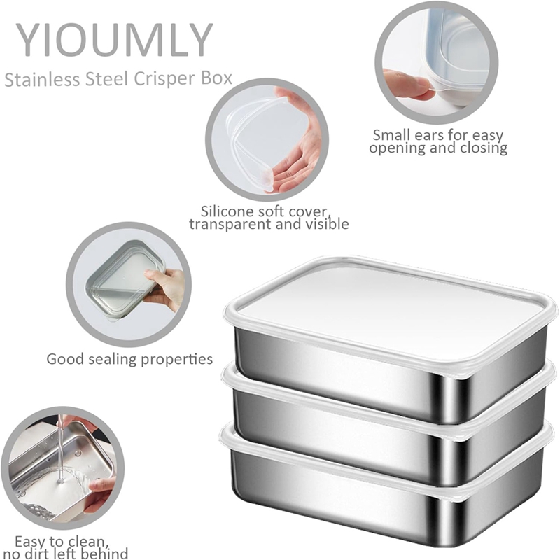 Wadah Stainless Steel untuk Pe - Food Storage For ulasan dan harga
