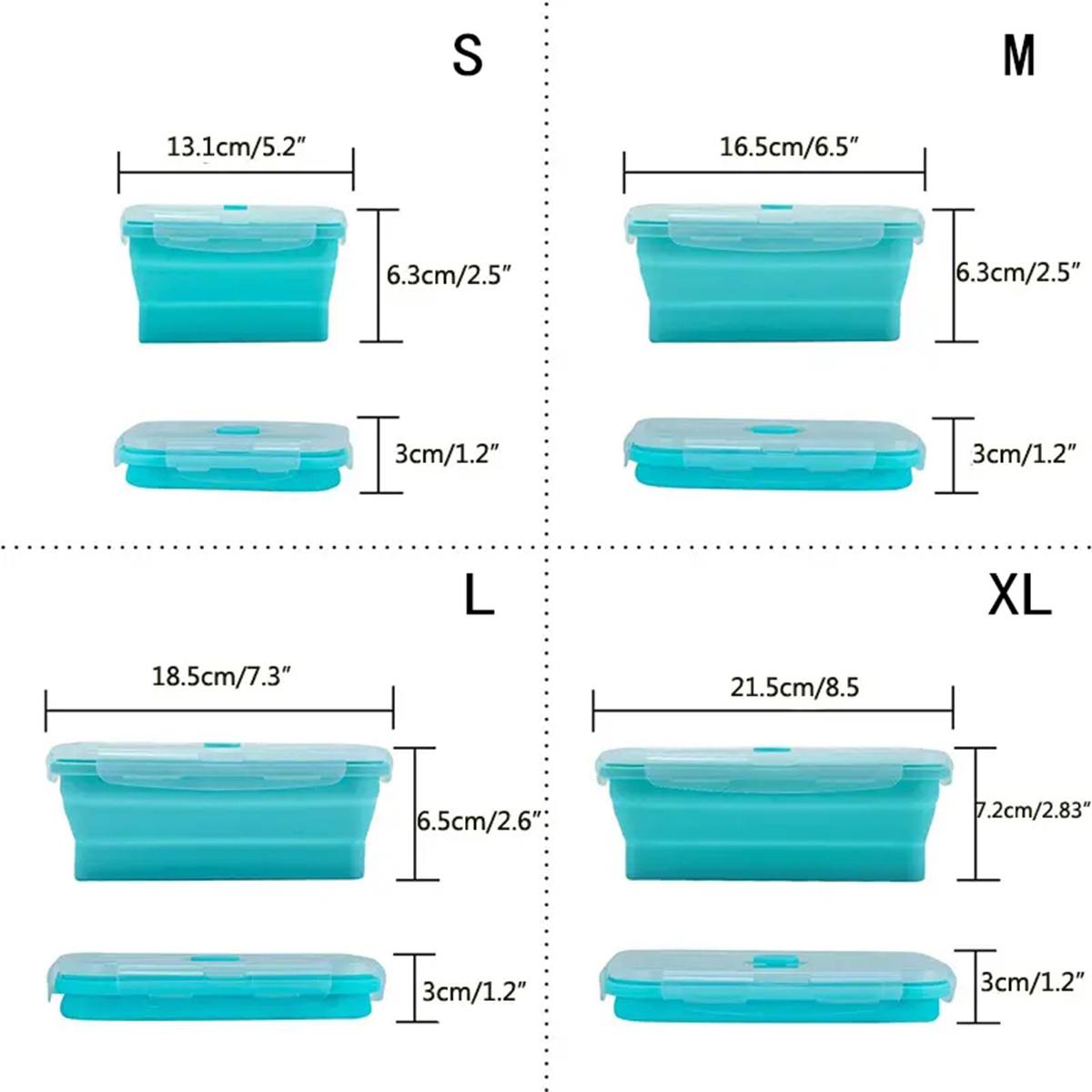 Wadah Penyimpanan Makanan Sili - Food Storage Lunch Box ulasan dan harga