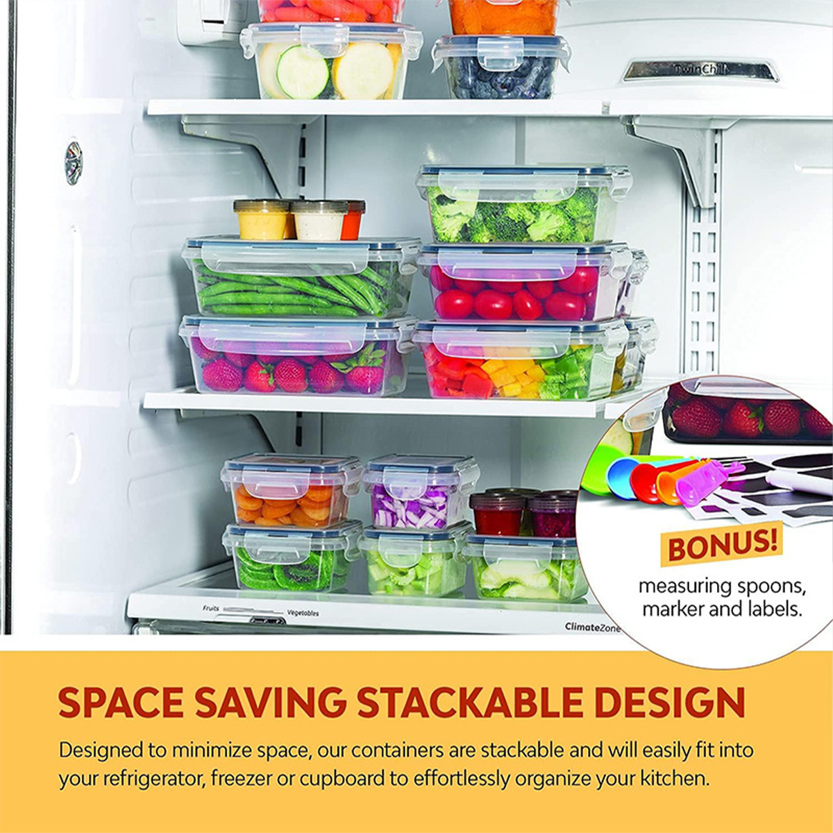 24Pcs/set Kotak Penyimpanan Ma - Food Storage Containers Plastic Box ulasan dan harga