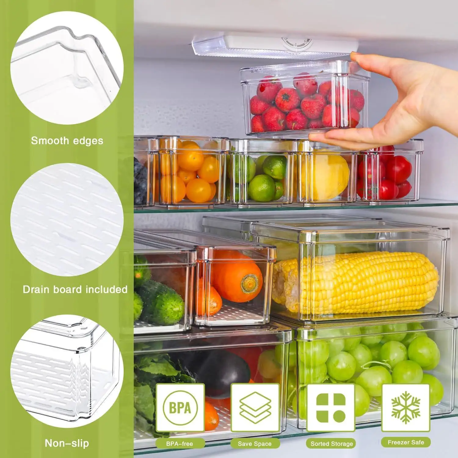10/14 Buah Tempat Penyimpanan  - Food Storage Without Pantry ulasan dan harga