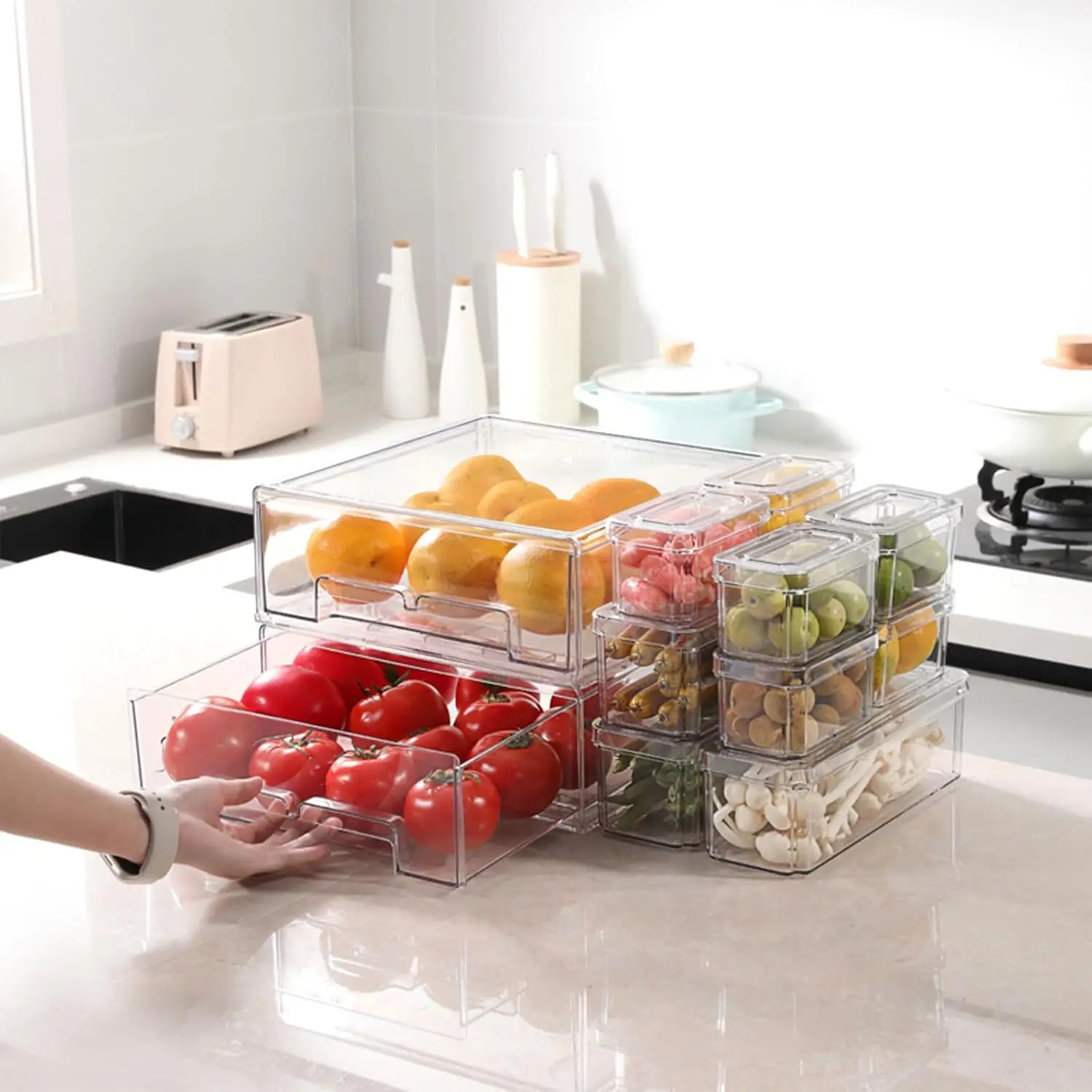 10/14 Buah Tempat Penyimpanan  - Food Storage Without Pantry ulasan dan harga