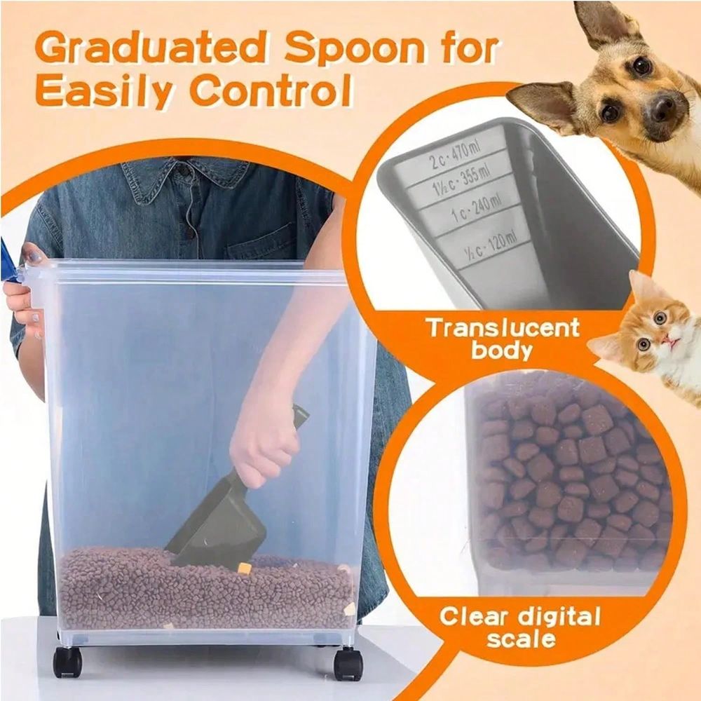 Wadah Penyimpanan Makanan, Kom - Food Storage With Scoop ulasan dan harga