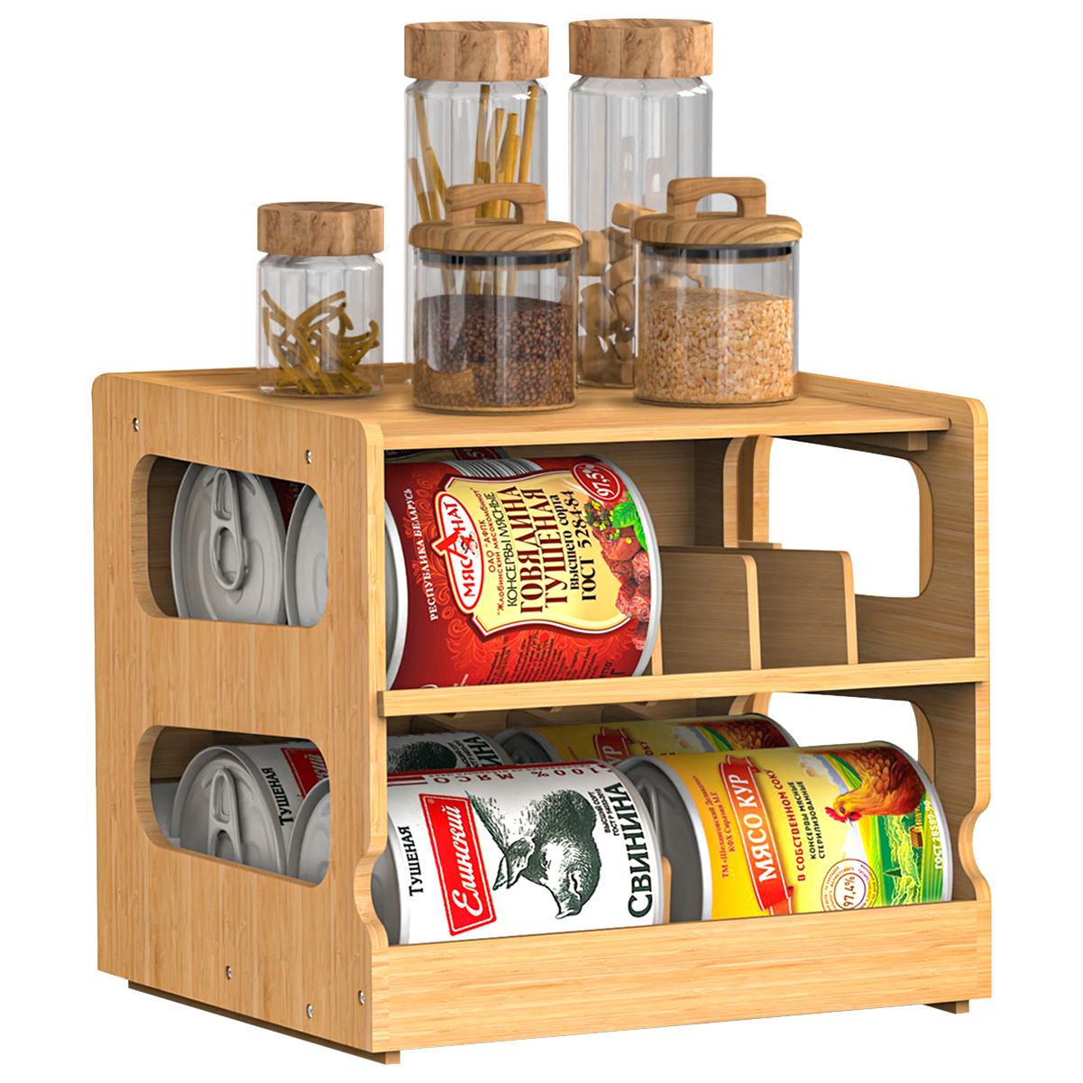 Rak Penyimpanan Dapur 2 Tingka - Food Storage Without Pantry ulasan dan harga