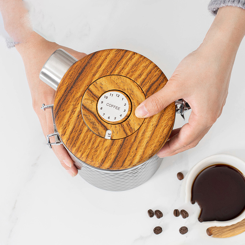Wadah Kopi Stainless Steel Ked - Food Storage Airtight ulasan dan harga