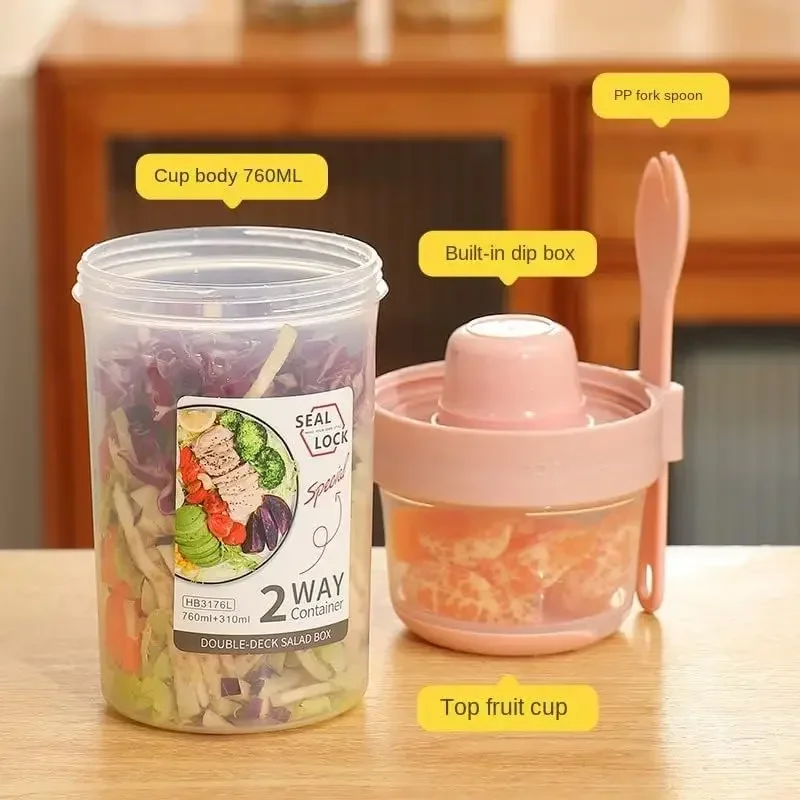 JUSTINLAU Cangkir Salad Pengur - Food Storage Yogurt ulasan dan harga