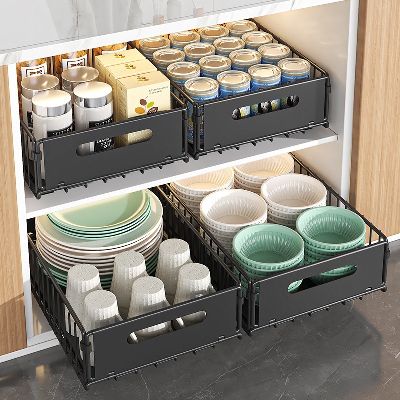 Keranjang Penyimpanan Geser un - Food Storage Without Pantry ulasan dan harga