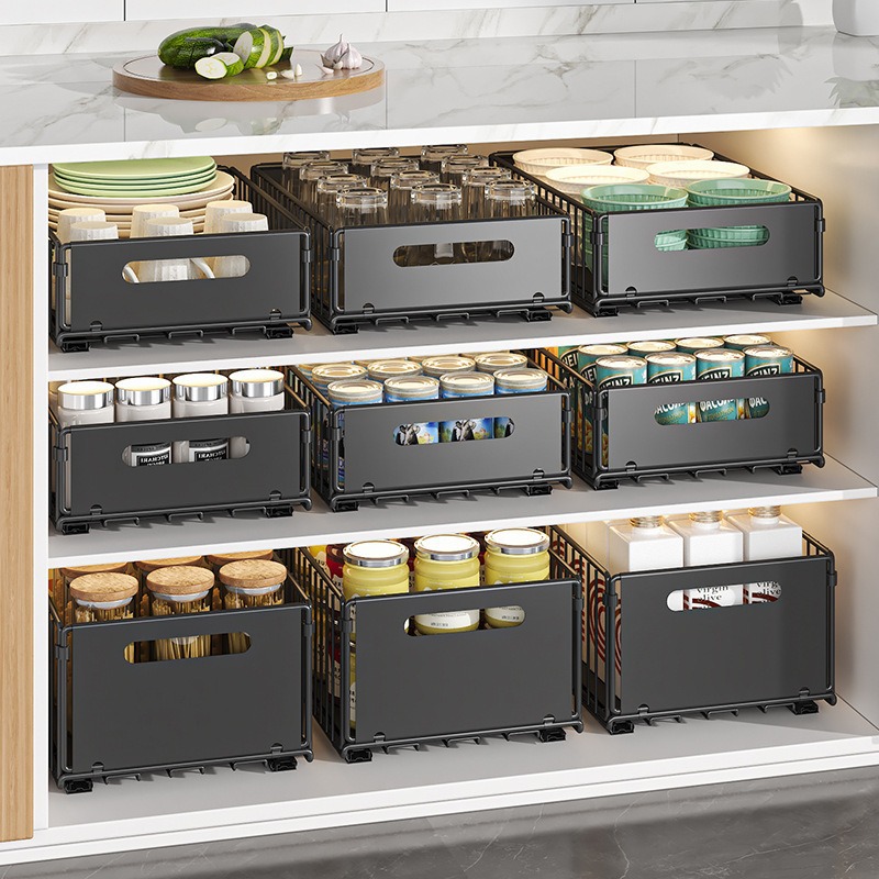 Keranjang Penyimpanan Geser un - Food Storage Without Pantry ulasan dan harga