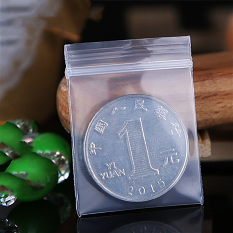 100 buah transparan Mini plast - Food Storage With Lock ulasan dan harga