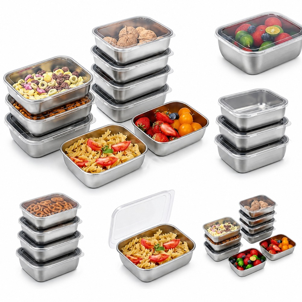6PCS Wadah Penyimpanan Makanan - Food Storage Lunch Box ulasan dan harga