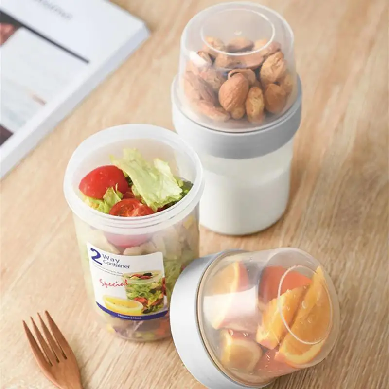 Cangkir Oatmeal Sarapan Wadah  - Food Storage Yogurt ulasan dan harga