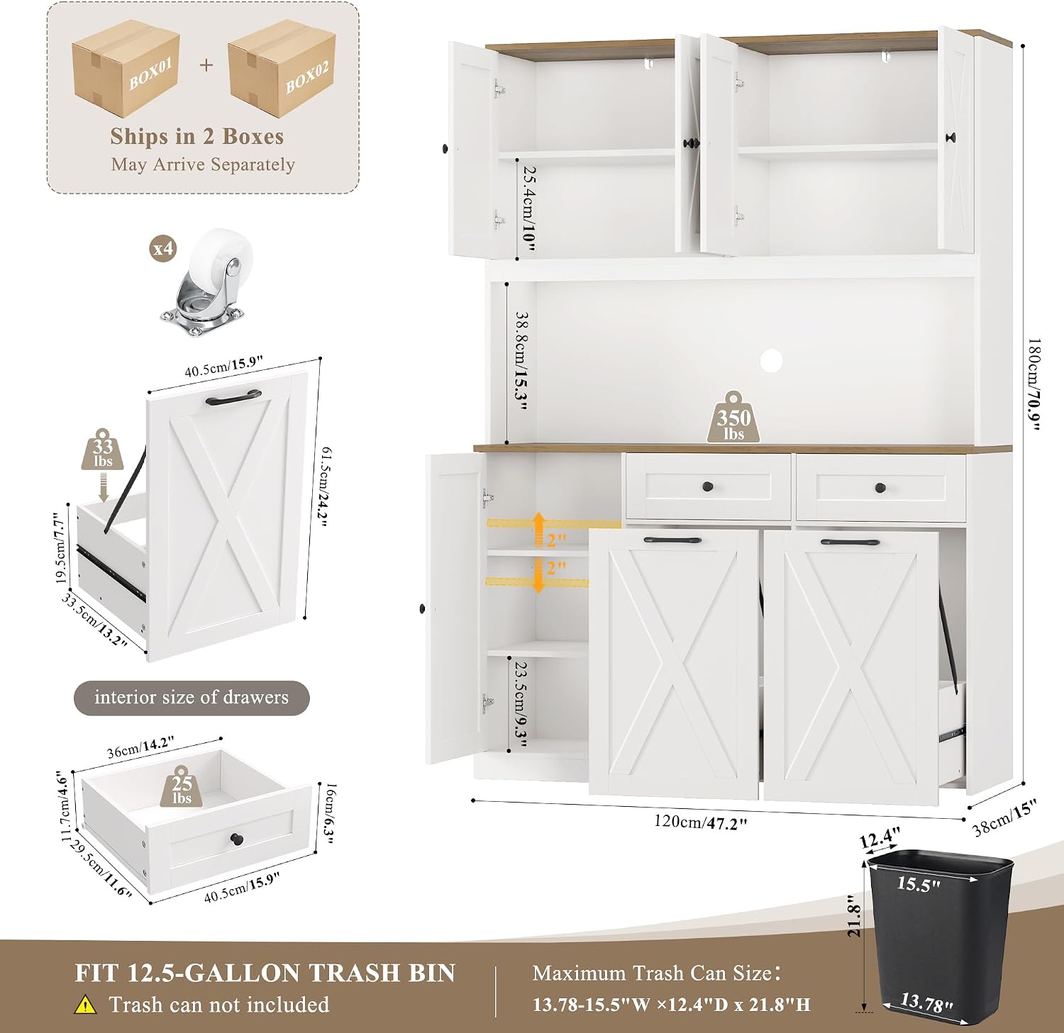 Lemari Penyimpanan Dapur Kayu, - Food Storage Without Pantry ulasan dan harga
