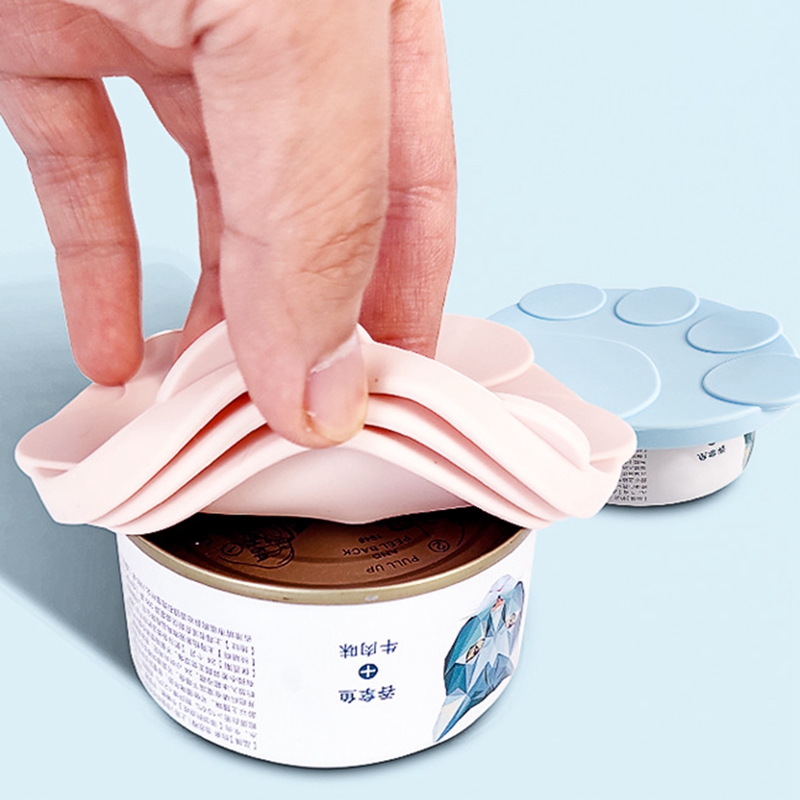 Pelindung kaleng kucing lucu p - Food Storage With Scoop ulasan dan harga