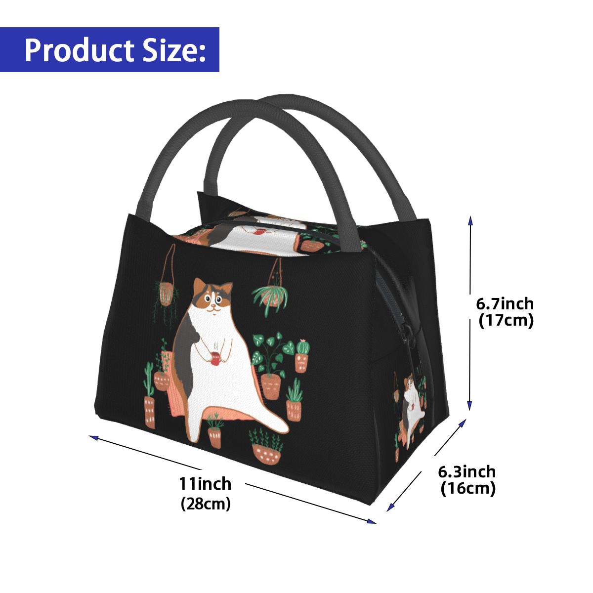 Tas Makan Siang Kucing Calico  - Food Storage Moms ulasan dan harga