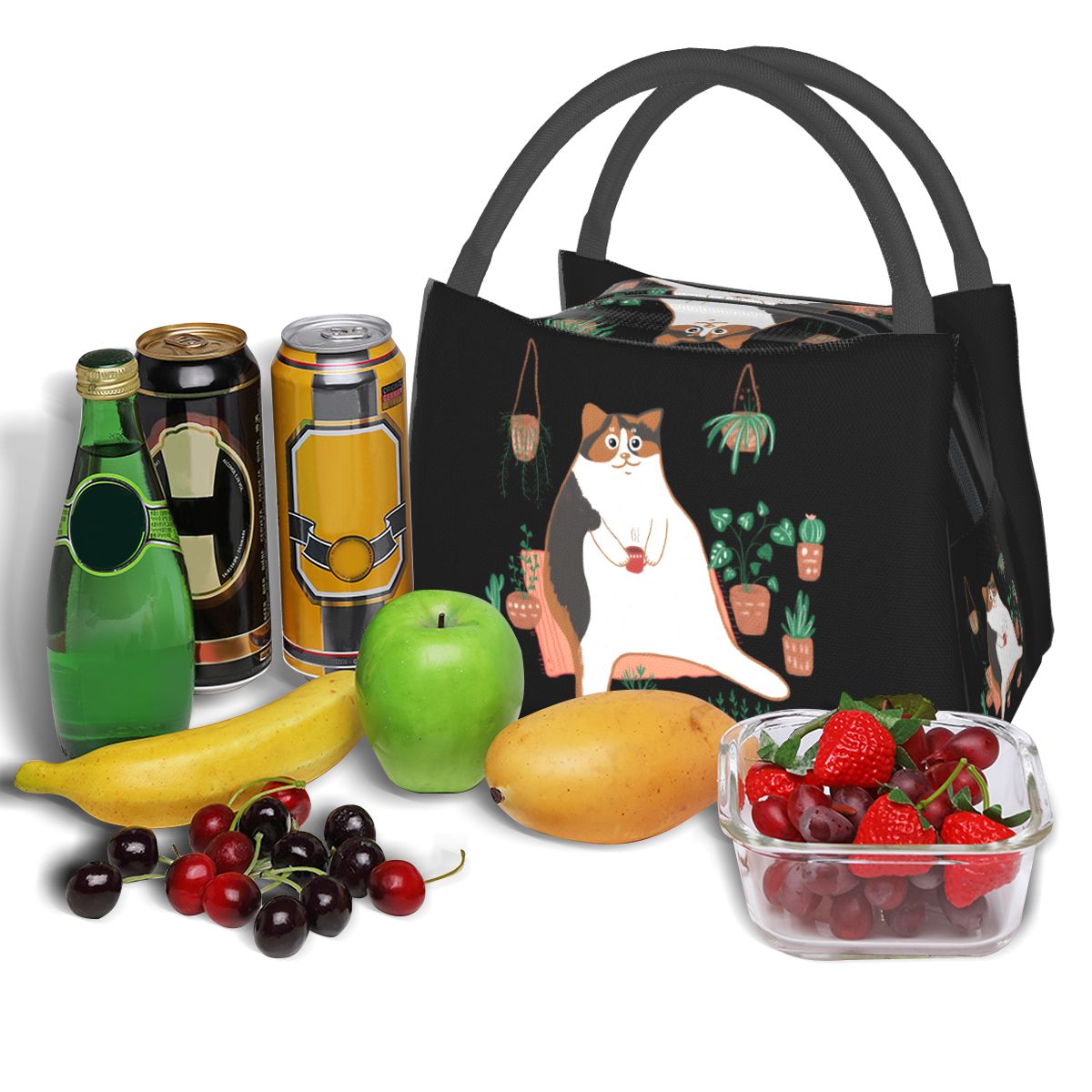 Tas Makan Siang Kucing Calico  - Food Storage Moms ulasan dan harga