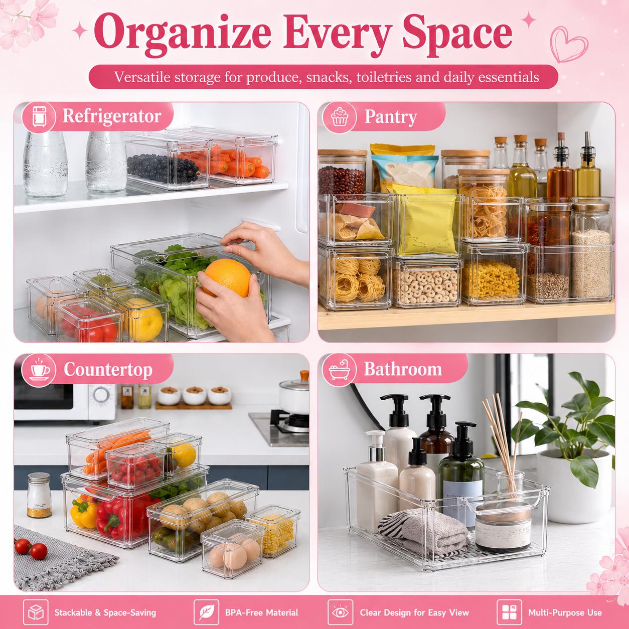 Wadah Penyimpanan Makanan yang - Food Storage Without Pantry ulasan dan harga