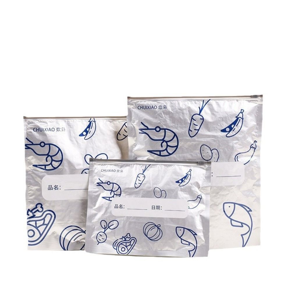 10 Buah/Tas Kantong Makanan Al - Food Storage Bag ulasan dan harga