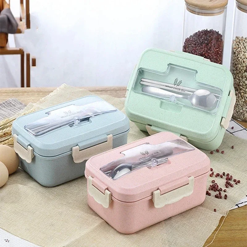 Kotak makan Microwave sedotan  - Food Storage With Scoop ulasan dan harga