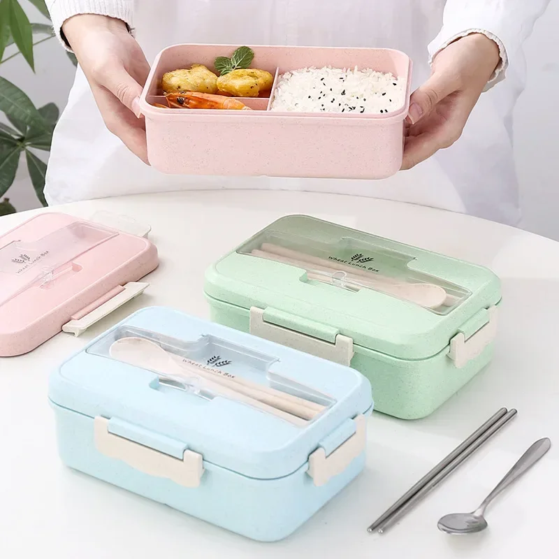 Kotak makan Microwave sedotan  - Food Storage With Scoop ulasan dan harga