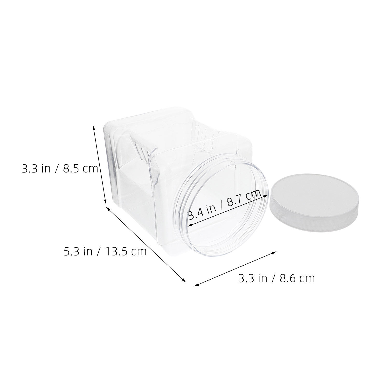 6 Buah Stoples Penyimpanan Ked - Food Storage Airtight ulasan dan harga