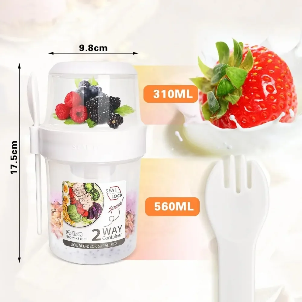 Cangkir Salad Cangkir Sarapan  - Food Storage Yogurt ulasan dan harga