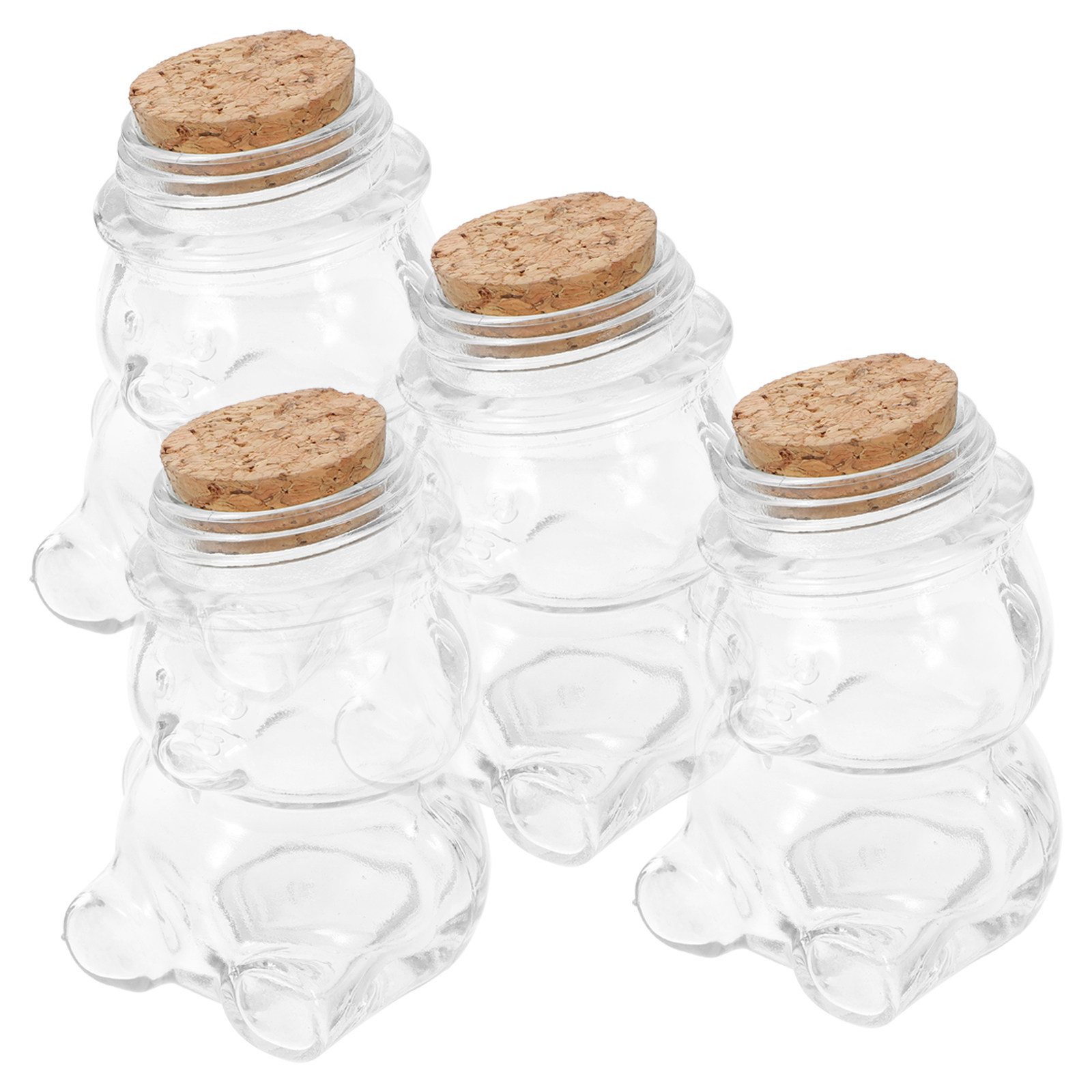 4 Buah Set Toples Permen Kaca  - Food Storage Airtight ulasan dan harga