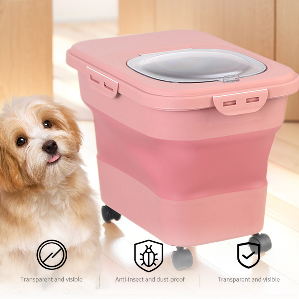 Kotak Makanan Kucing Lipat 20- - Food Storage On Table ulasan dan harga