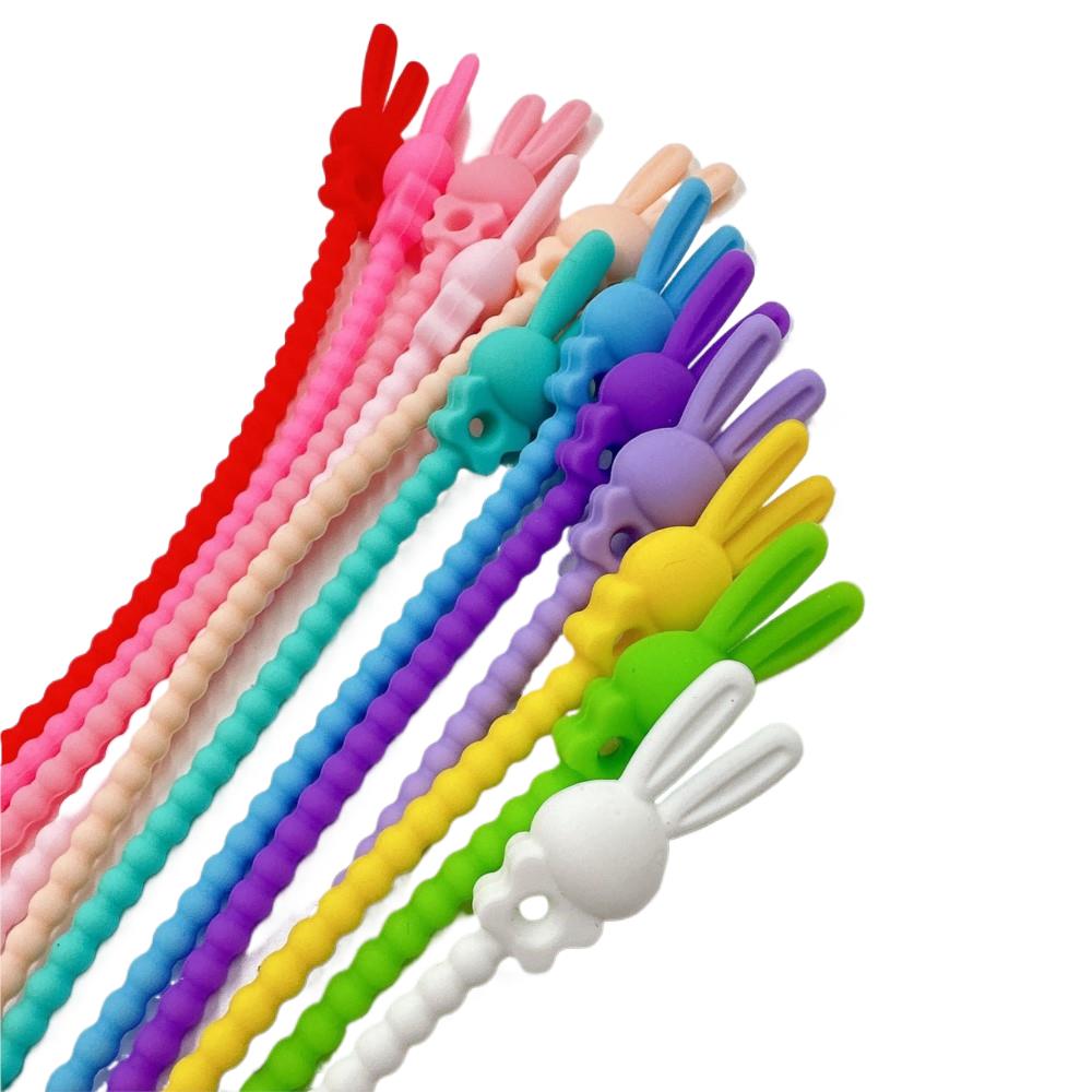 10Pcs Pengatur Kabel Silikon B - Food Storage Bag ulasan dan harga