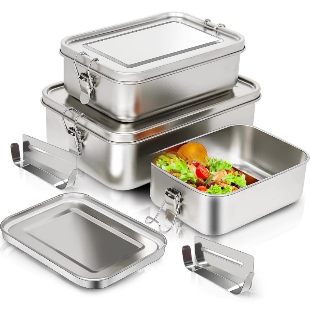 Kotak Bento Baja Tahan Karat K - Food Storage With Lock ulasan dan harga